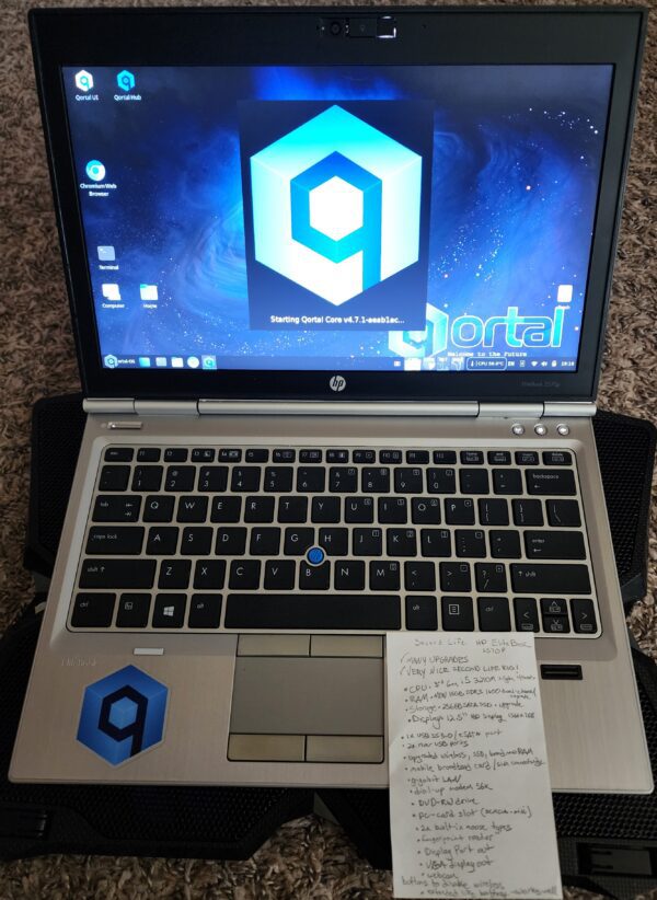 Second-Life Laptop - HP Elitebook 2570p - i5 3rd Gen 3210M -MAXED NEW 16GB DDR3 Dual-Channel - 256GB SATA SSD - 12.5" 1366x768 Display - Image 8