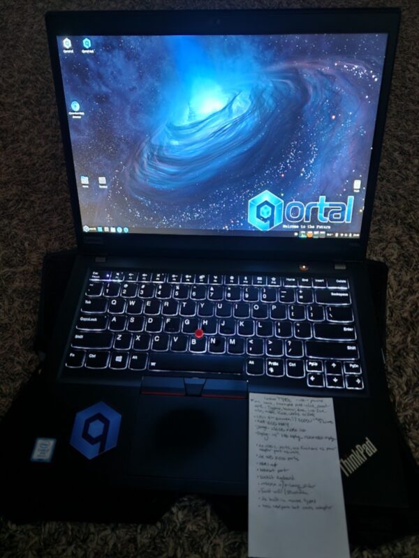 CHD Laptop - Lenovo ThinkPad T490S - i7 8th Gen 8665U @ 1.9Ghz (8 threads) - 16GB DDR4 RAM - 256GB NVMe SSD - 14" FHD 1920x1080 Display - Image 2